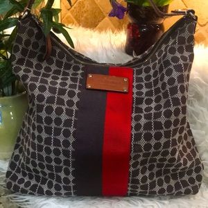 Kate Spade New York  Tote Bag, Brown wit strips🌹🌹🌹
